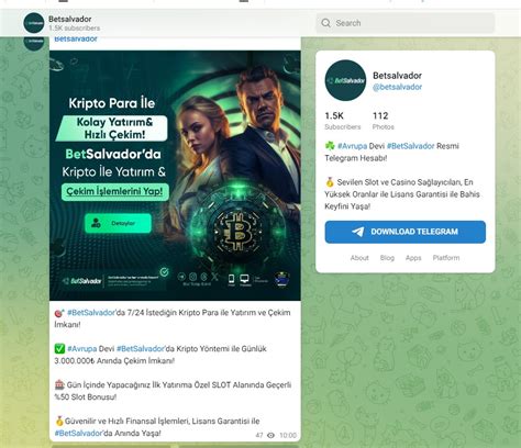 Betsalvador Telegram Adresi